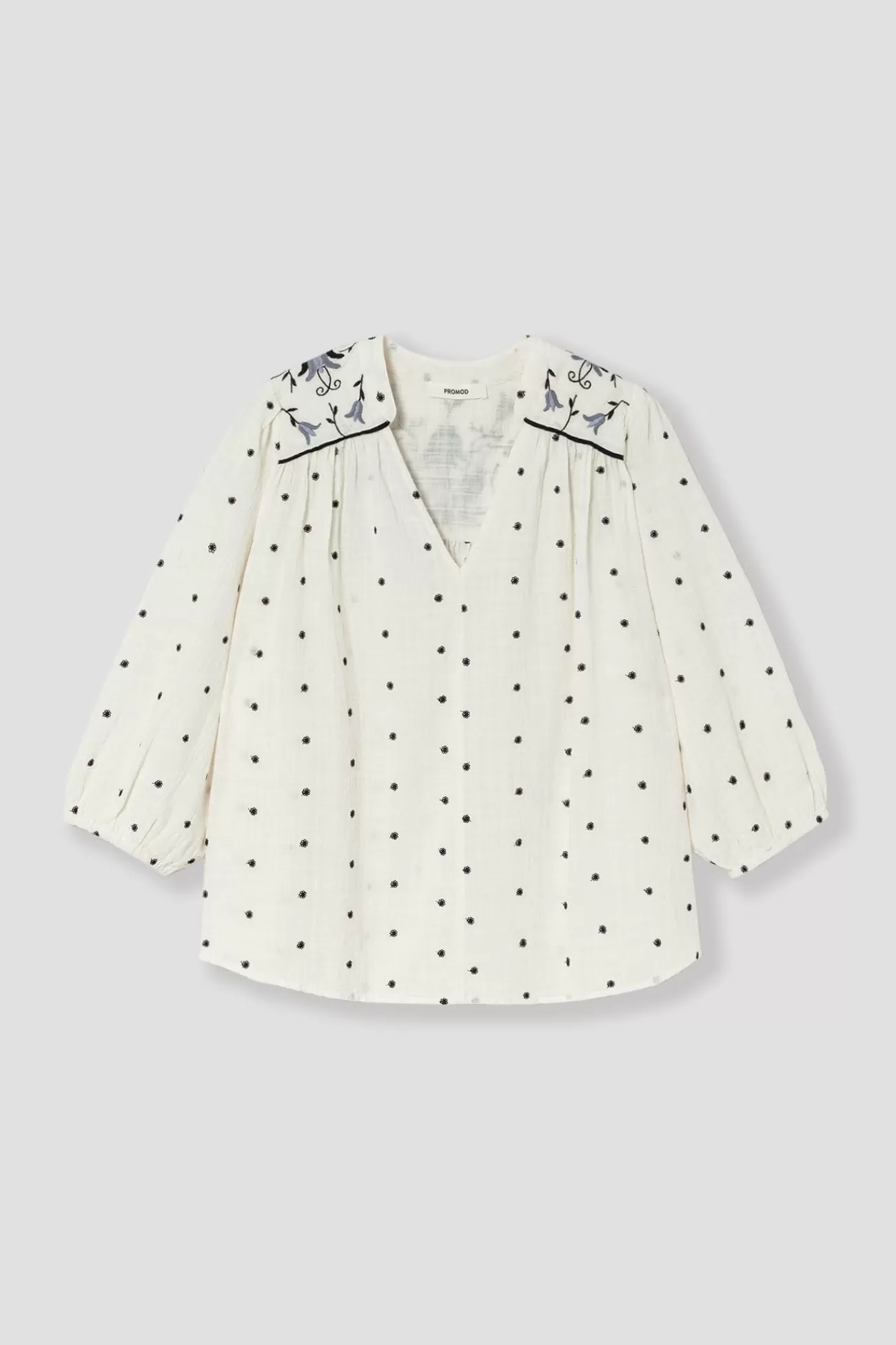 Blouse brodée Femme - | Promod Discount