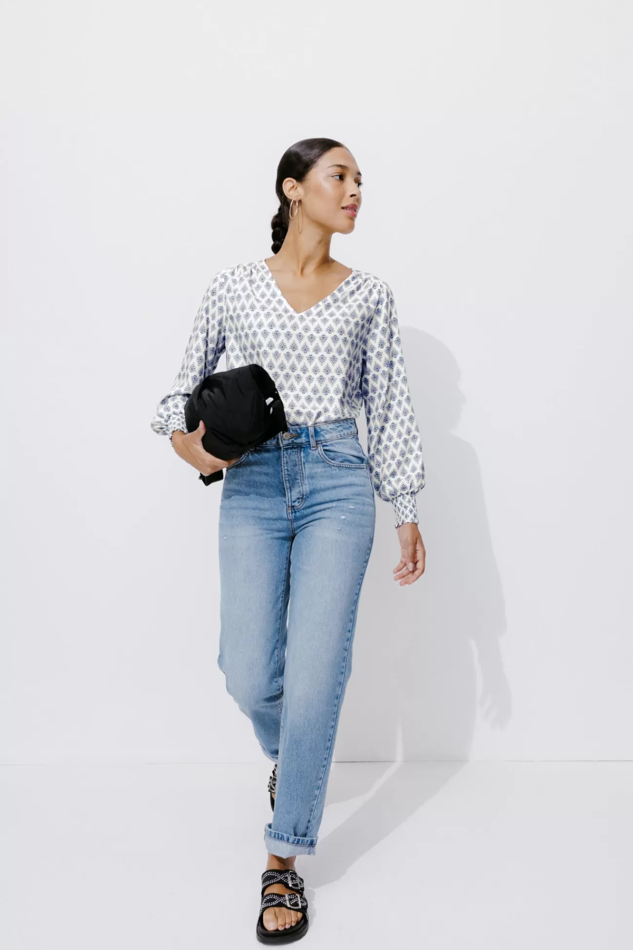 Blouse Femme éco-conçue - Imprimé multicolore | Promod Cheap