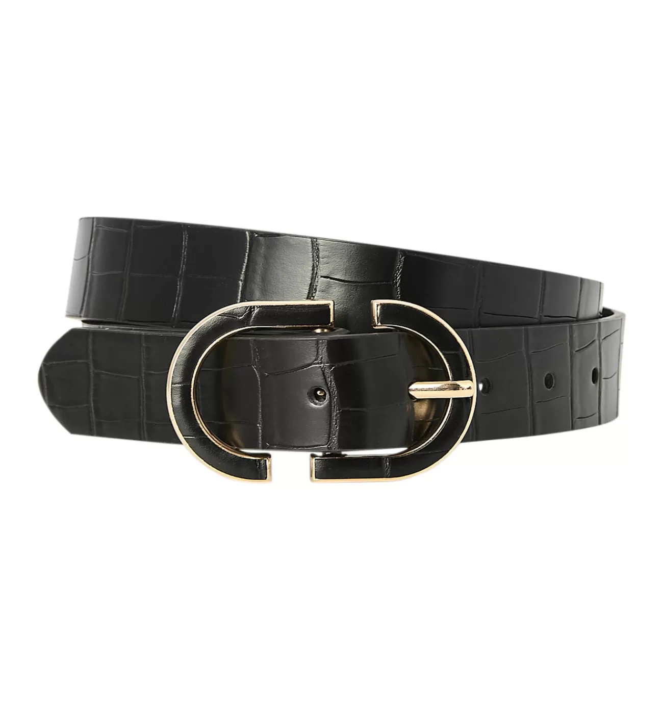 Ceinture effet croco Femme - | Promod Best Sale