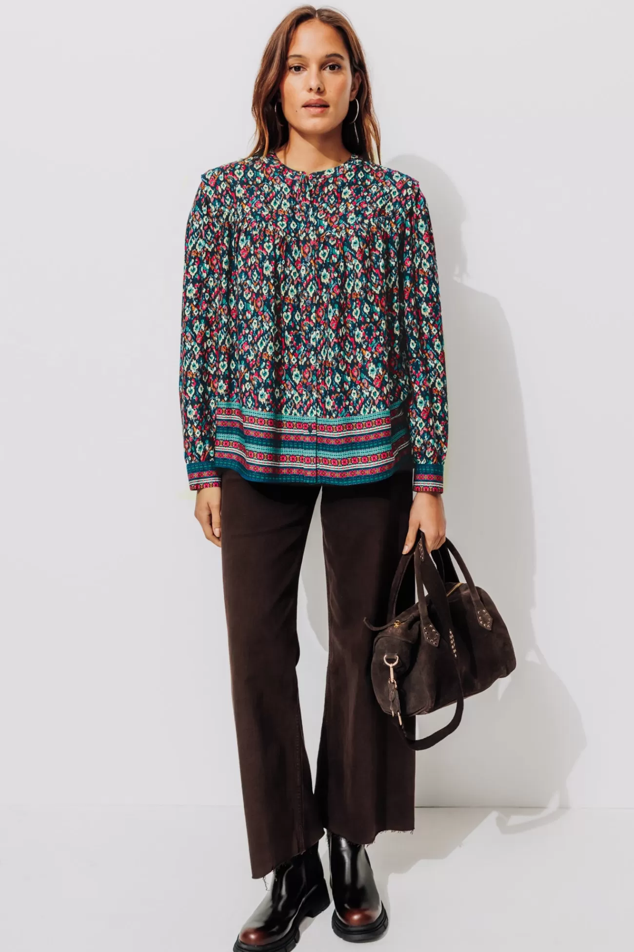 Chemise imprimée Femme - Imprimé multicolore | Promod Outlet