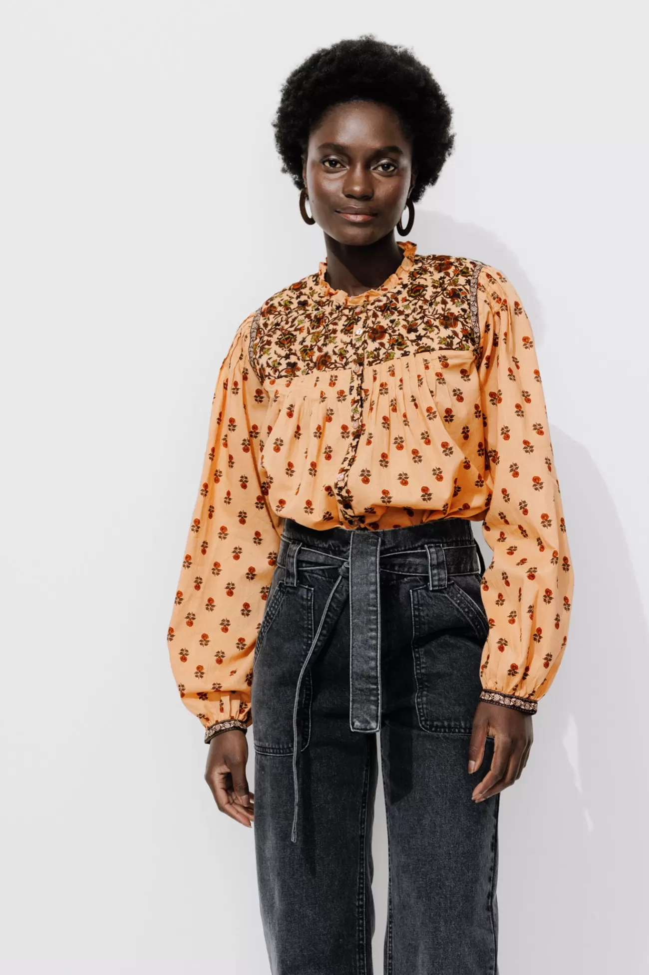 Chemise matelassée imprimée - Imprimé multicolore | Promod Outlet