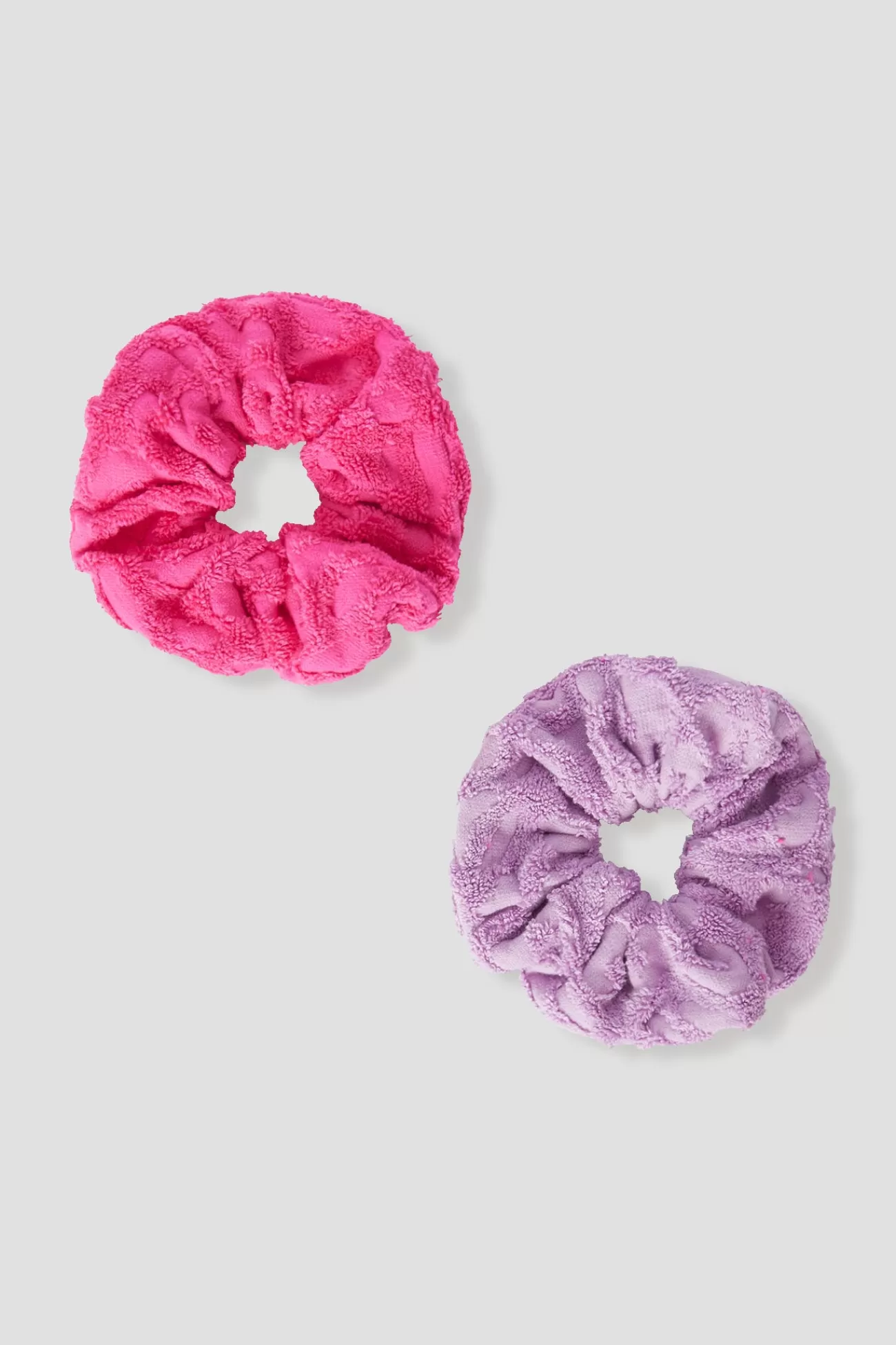 Chouchou en éponge (lot de 2) - Rose fuchsia | Promod Sale