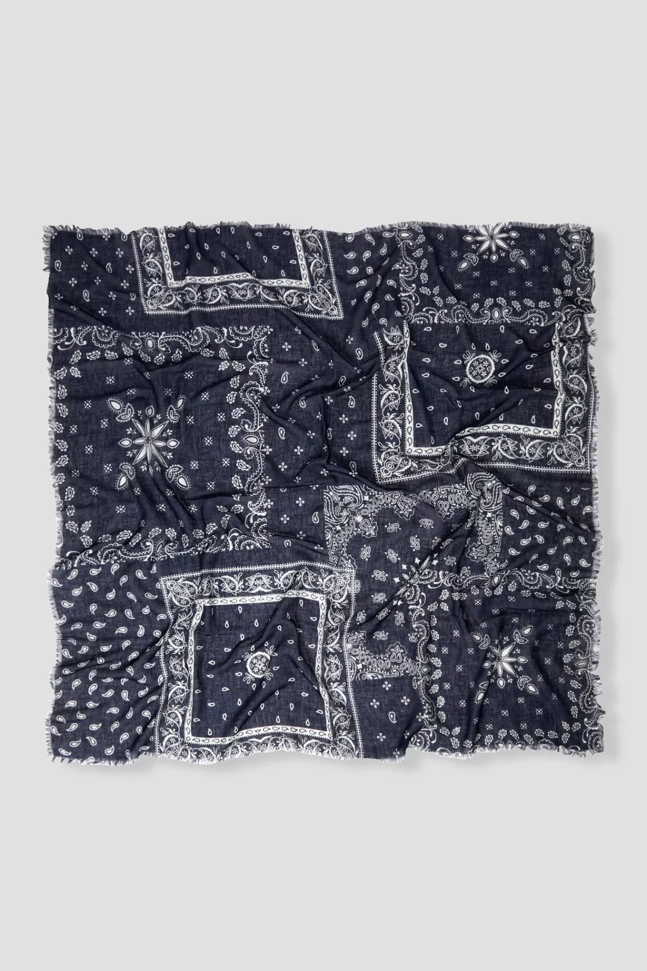 Foulard carré imprimé bandana - Imprimé marine | Promod Discount