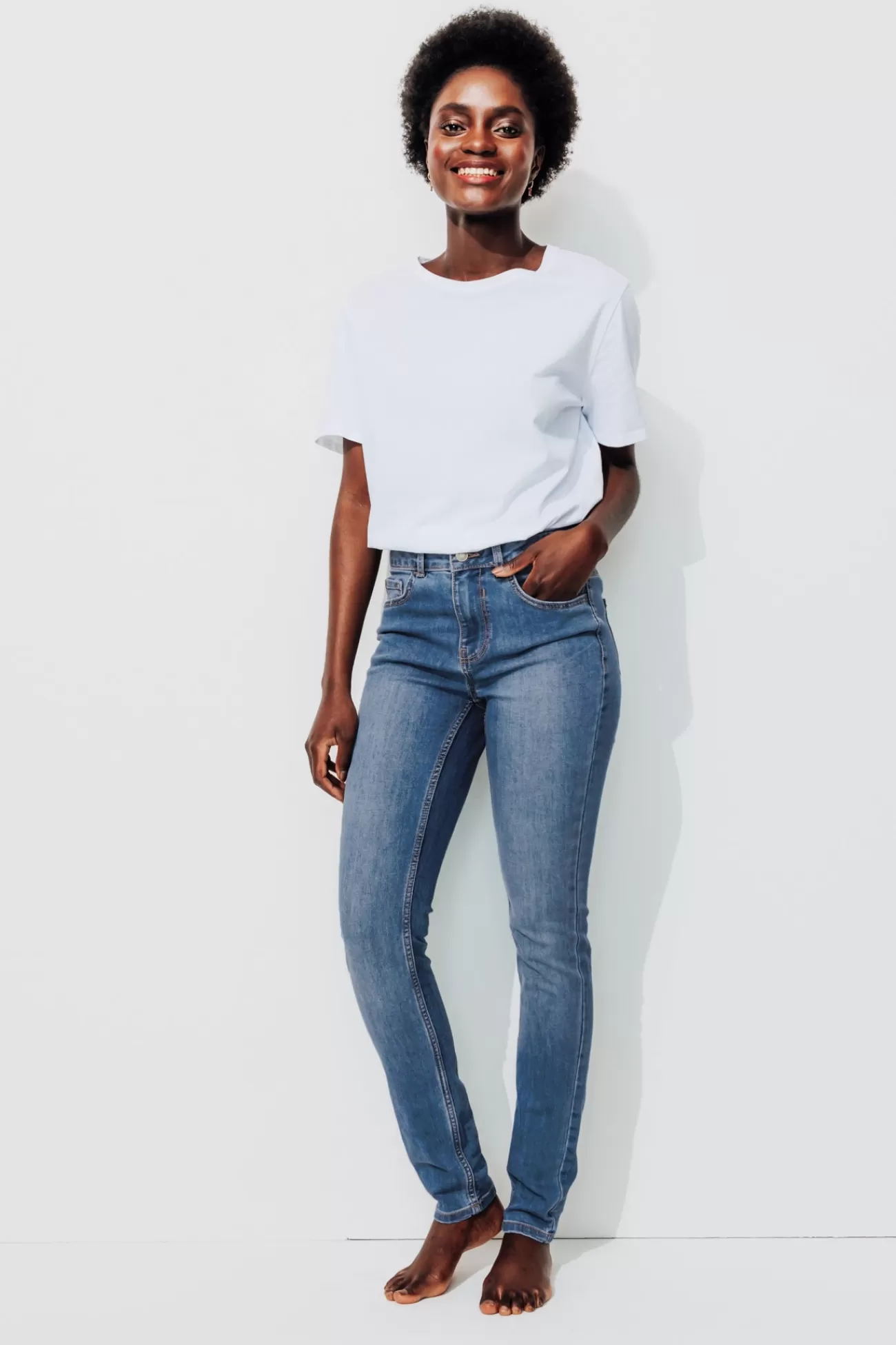 GASPARD jean skinny Femme - Jean moyen | Promod Shop