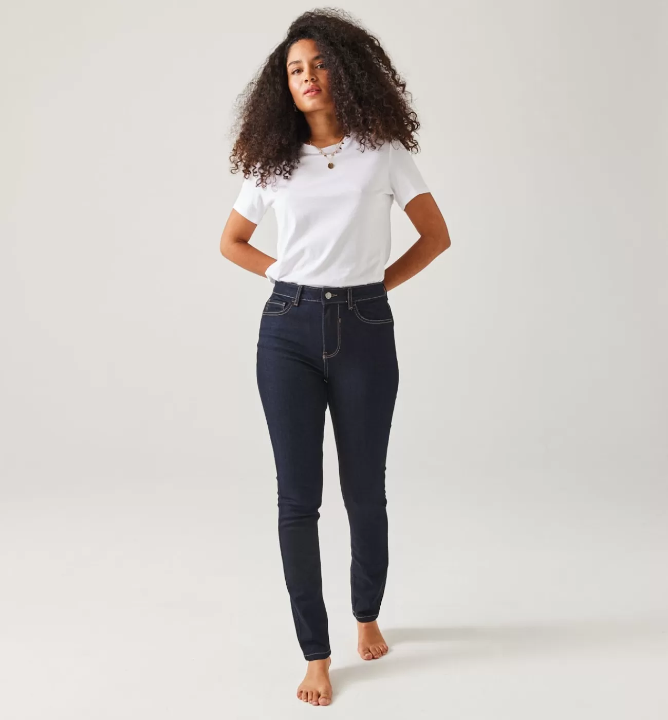 GASPARD jean skinny Femme - Jean rinse | Promod Cheap