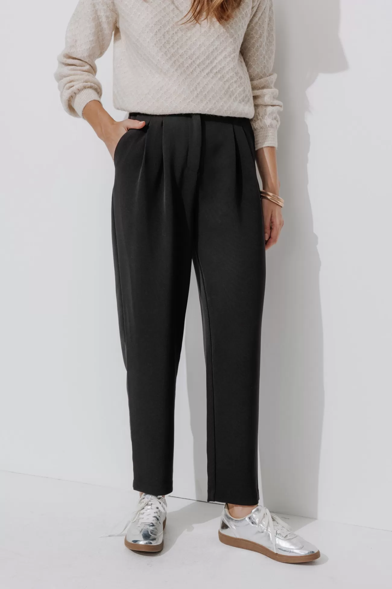 Pantalon à pinces Femme - | Promod New