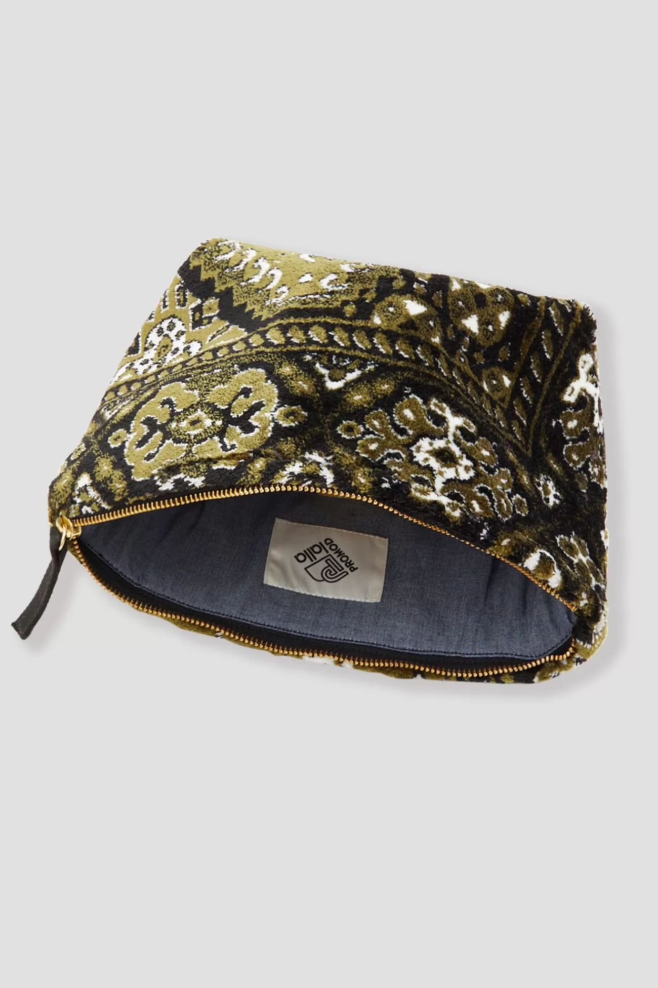 Pochette en velours LALLA - | Promod Fashion