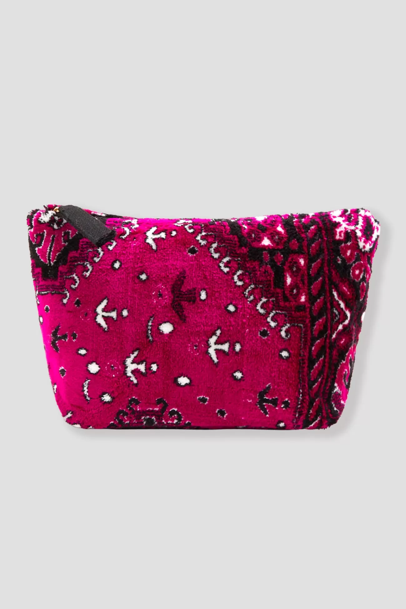 Pochette en velours LALLA - Rose fuchsia | Promod Clearance