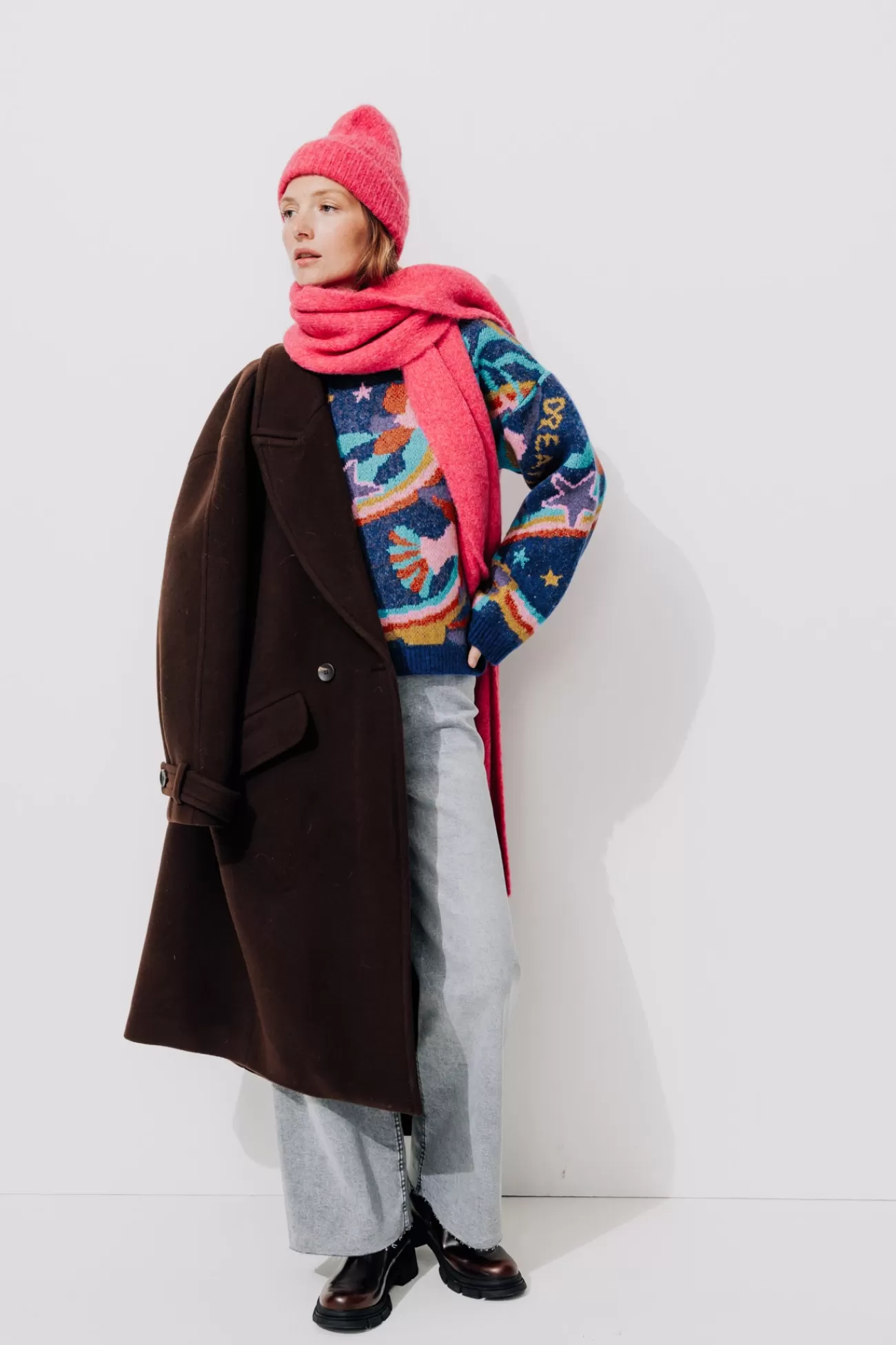 Pull à motifs colorés Femme - Imprimé multicolore | Promod Cheap