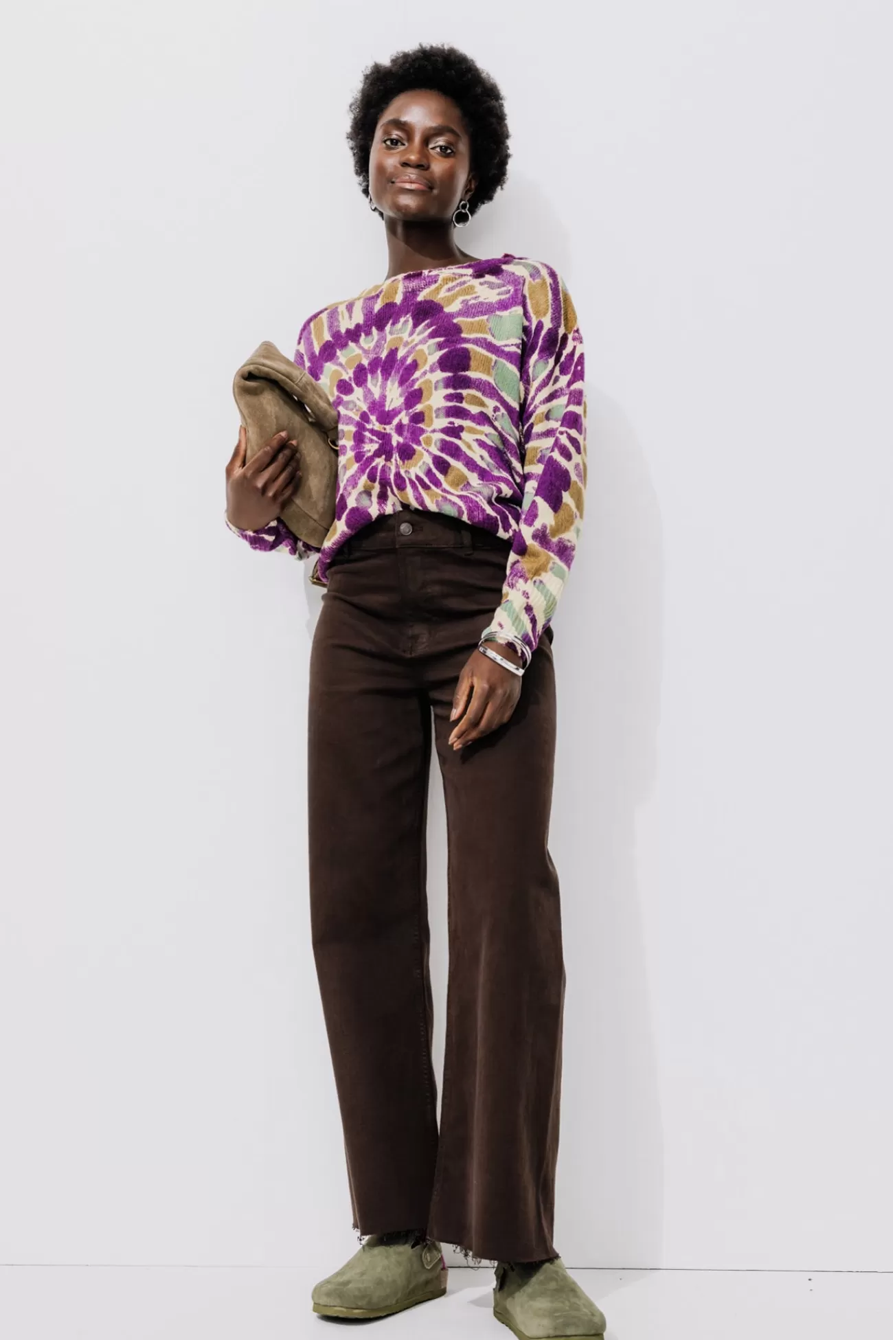 Pull tie dye Femme - Imprimé multicolore | Promod Sale