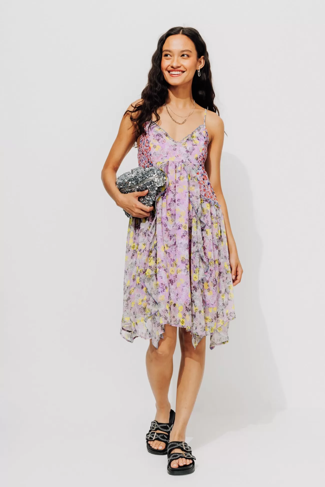 Robe à fleurs Femme - Imprimé multicolore | Promod Clearance