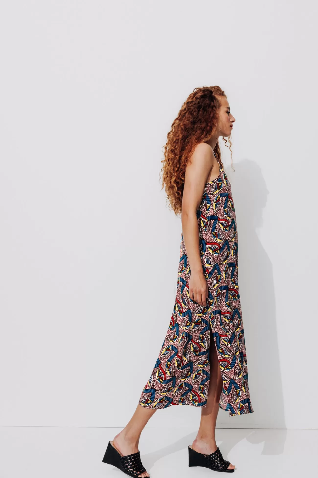 Robe longue imprimée Femme - Imprimé multicolore | Promod Shop