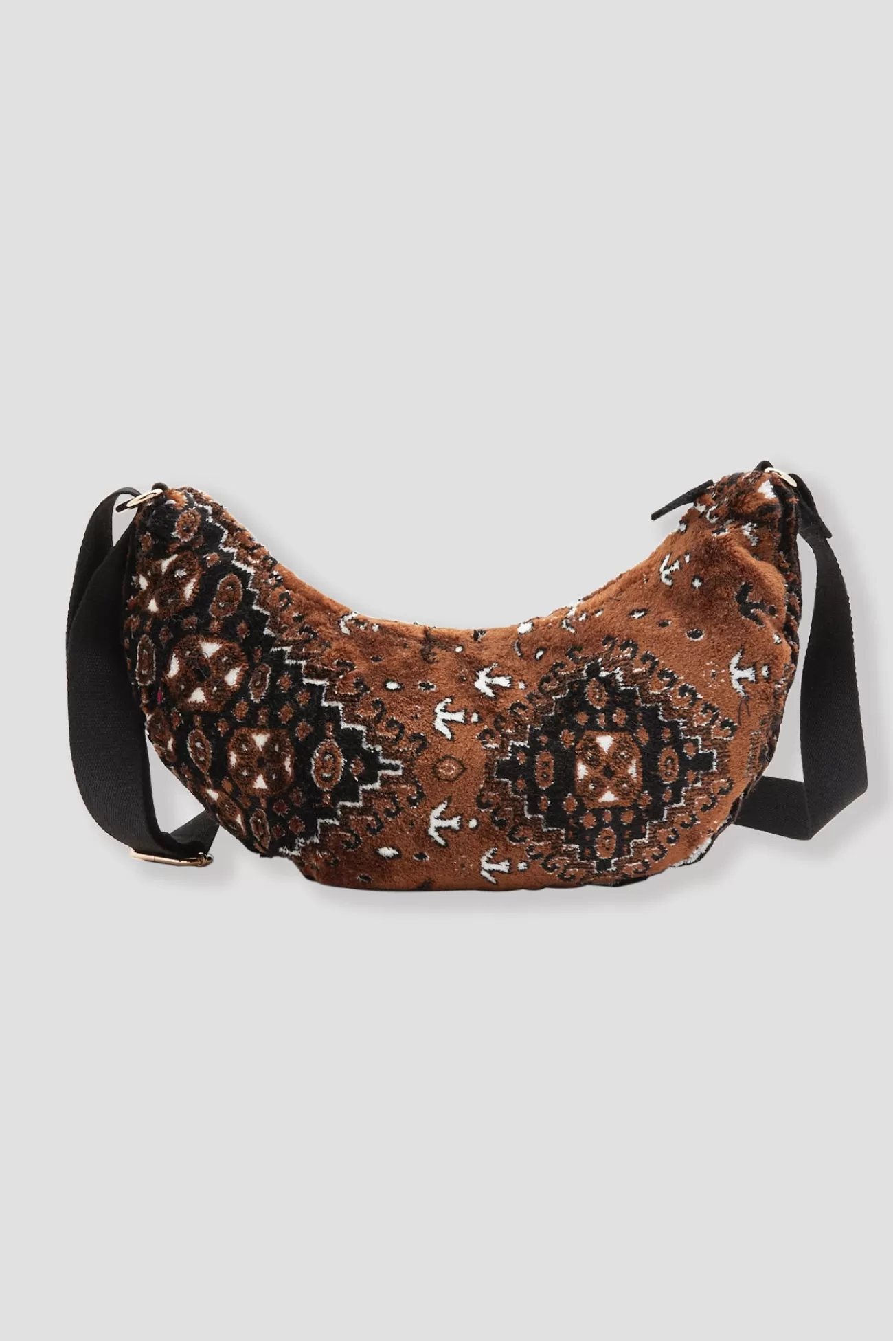 Sac-banane en velours LALLA - | Promod Shop