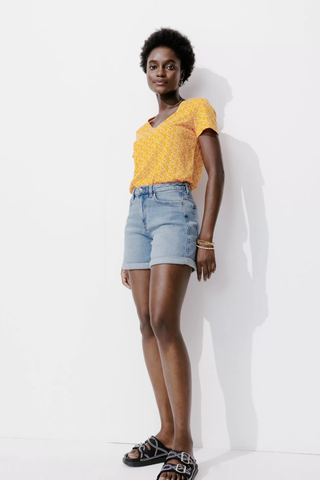 Short en jean Femme - Jean clair | Promod Outlet