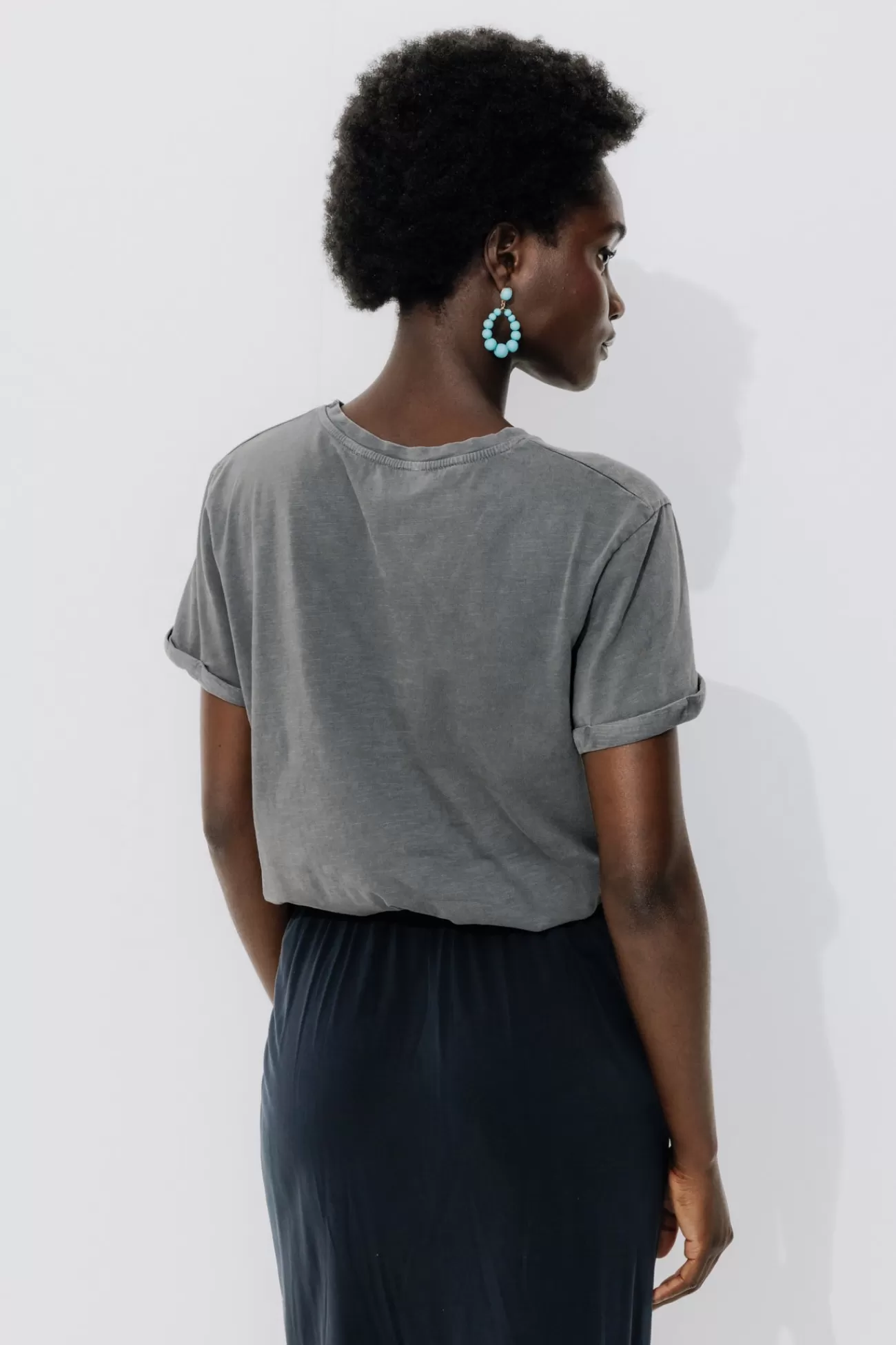 T-shirt à message pailleté - Imprimé multicolore | Promod Discount