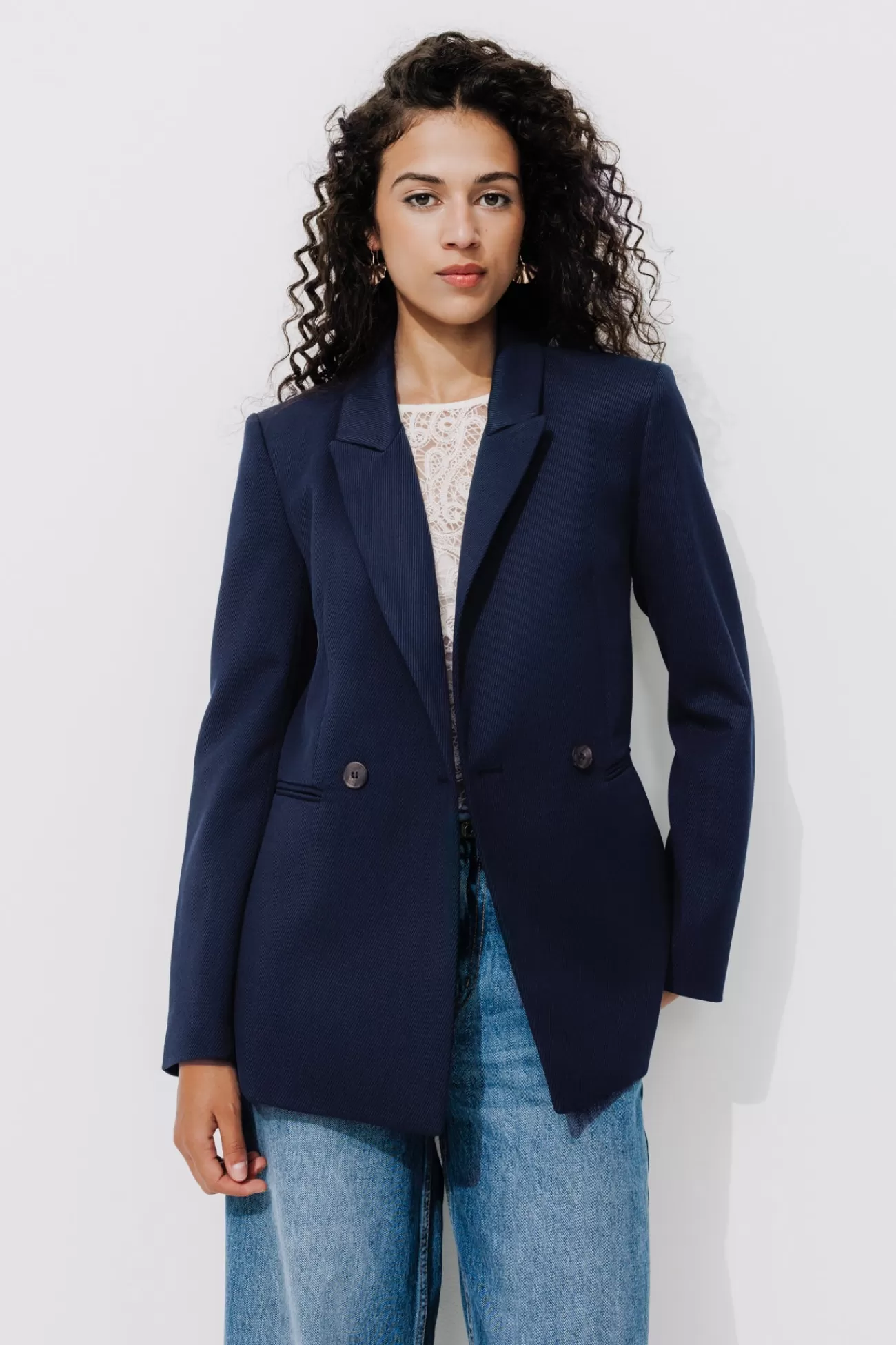 Veste de tailleur côtelée - | Promod Online