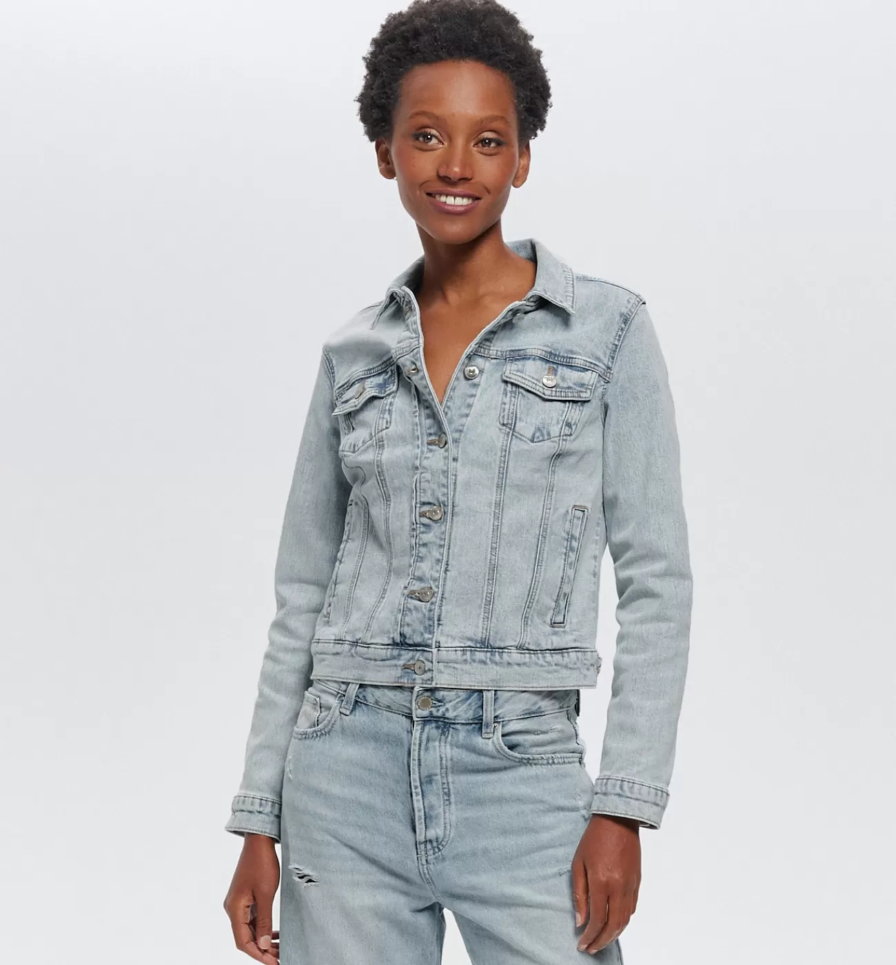 Veste en jean Femme - Jean très clair | Promod Sale